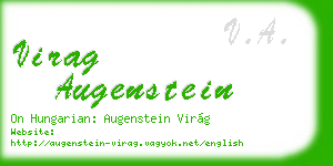 virag augenstein business card
